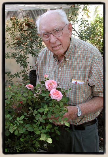 Ralph Moore with one of the new Bracteata Hybrids
